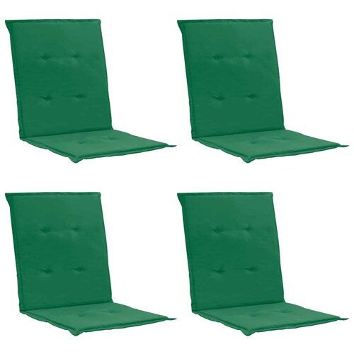  Jastuci za vrtne stolice 4 kom zeleni 100x50x3 cm od tkanine Slike