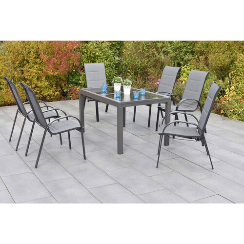 Gardenson VRTNA GARNITURA AMALFI aluminij barve grafita, siva Cene