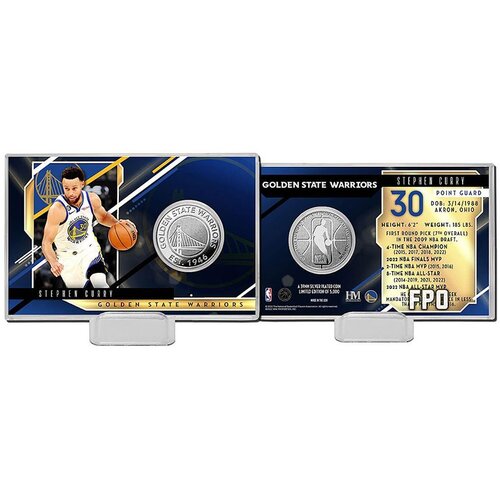 The Highland Mint Stephen Curry Golden State Warriors Silver Coin Card kartica s kovancem Cene