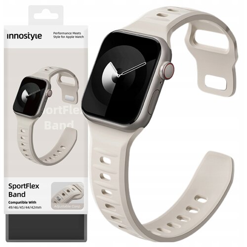 Innostyle SILIKONSKI PASČEK ZA PAMETNO URO 42 44 45 46 49 MM BEŽ, (5000259023) Cene