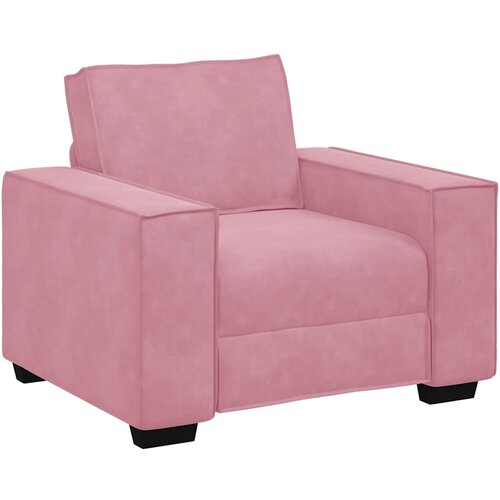  3-dijelni set sofa s jastucima, ružičasti bar&amp;scaron;un Slike