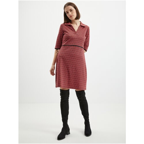 Orsay pink-Red Women Patterned Dress - Women Slike