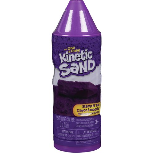 Spin Master Kinetic Sand: Pritisni in zasukaj peskovno plastelino v vijolični barvi - Slike