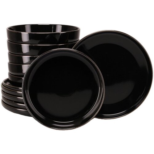 Creatable JEDILNI SERVIS Nordic Festive Schwarz Slike