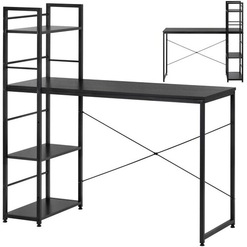  Radni stol 120 x 64 x 120 cm crni Slike