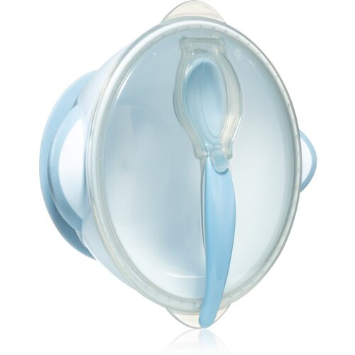 BabyOno Be Active Suction Bowl with Spoon jedilni set za otroke Blue 6 m+ 2 kos Cene