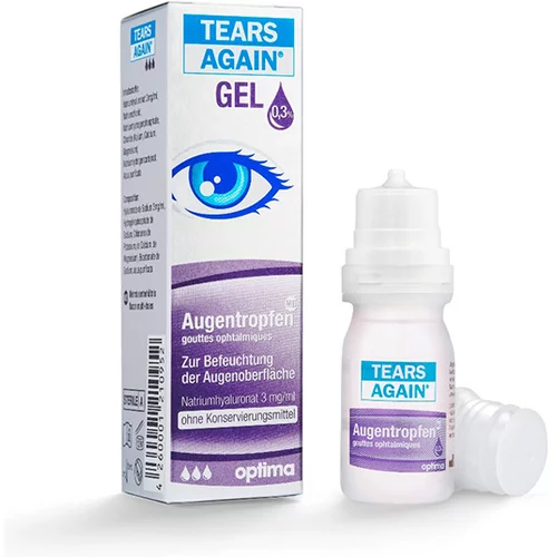 Tears Again 0,3 %, gel kapljice za vlaženje oči