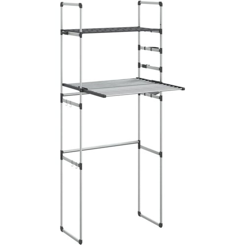 vidaXL polica za pralni stroj 77x52x192 cm aluminij, (20768879) Cene