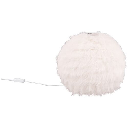 Tri O Kremno bela namizna svetilka (višina 24 cm) Furry – Cene