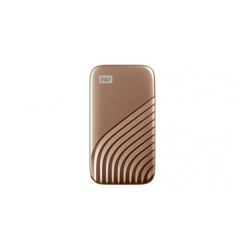 Wd portable SSD, up to 1050MB/s Read and 1000MB/s write speeds, USB 3.2 Gen 2 - gold Slike