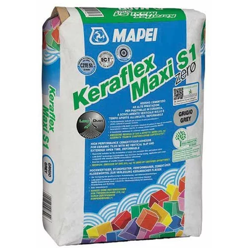 MAPEI Lepilo za ploščice Mapei Keraflex Maxi S1 Zero (25 kg)