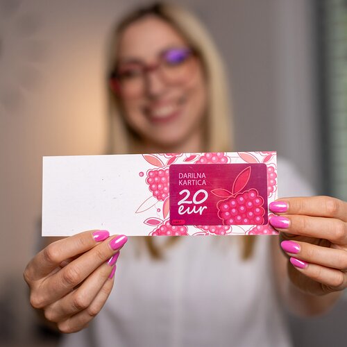  Darilna kartica 20 € Cene