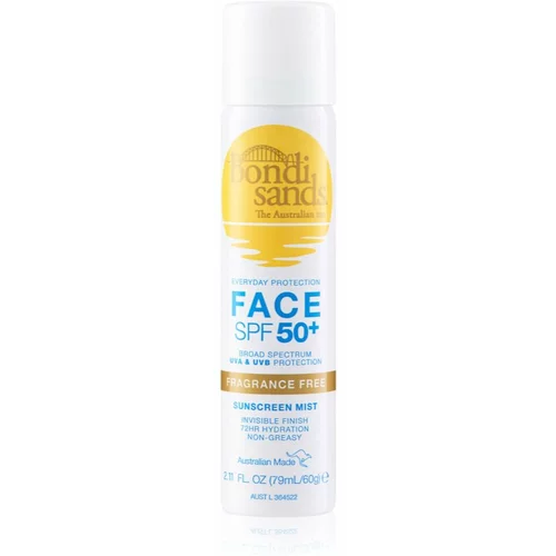 Bondi Sands SPF 50+ Face Fragrance Free zaščitna meglica za obraz SPF 50+ 60 g