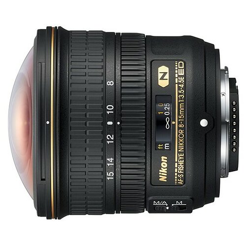 Nikon FISHEYE AF-S 8-15mm f3.5-4.5E ED objektiv Slike
