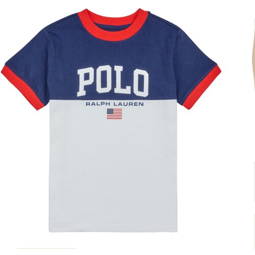 Polo Ralph Lauren SS CN RINGER-KNIT SHIRTS-T-SHIRT Višebojna Cijene