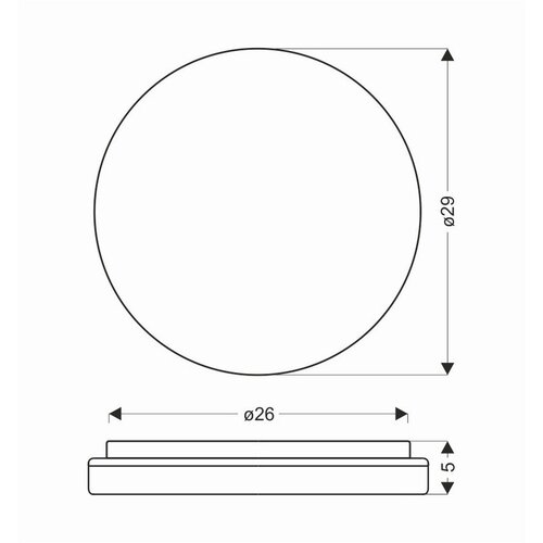 Lesnina XXXL STROPNA LED-SVETILKA 18 W 230 V Slike