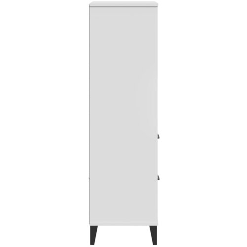  Regal za knjige VIKEN bijeli 60 x 35 x 123 cm konstruirano drvo Slike