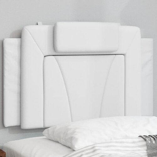  The Living Store Vzglavna stranica bela 80 cm umetno usnje - Vzglavna Stranica, (21441244) Cene