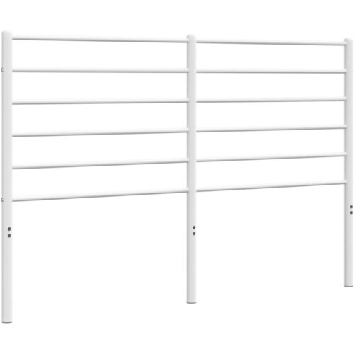 Maison Chic kovinsko posteljno vzglavje - vzglavna omarica - nočna omarica belo 135 cm, (21705116) Cene