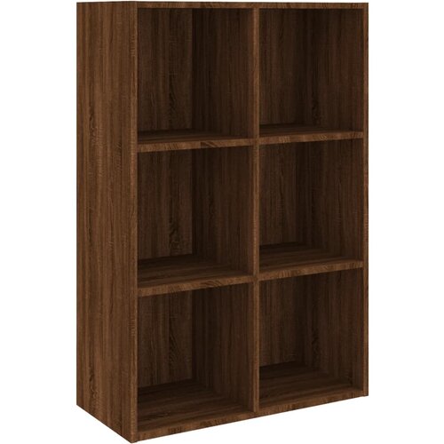 Maison Chic Knjižna omara - Knjižni regal rjav hrast 66x30x98 cm inženirski les, (21724634) Slike