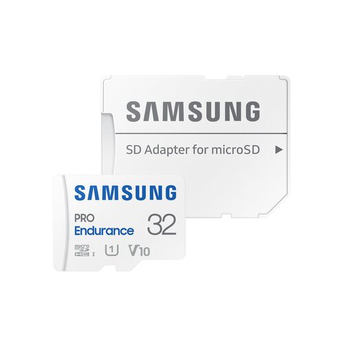 Samsung spominska kartica PRO Endurance, micro SDHC, 32GB, U1, V10, UHS-I, z SD adapterjem Slike