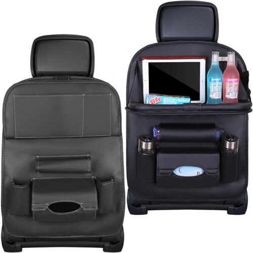 HURTEL ORGANIZATOR ZA AVTOSEDEŽ ZAŠČITNIK POLICA MINI CAR TABLE ČRNA, (21834990) Cene