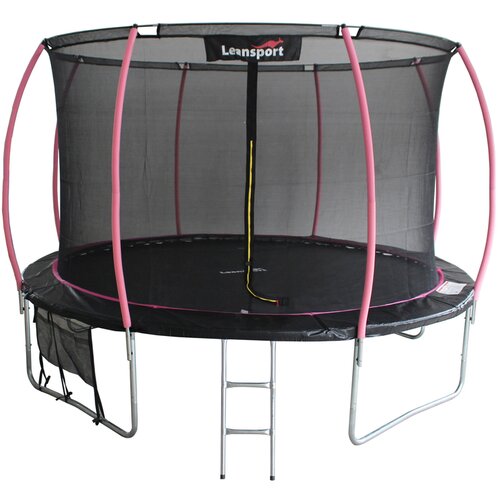 Lean sport trampolin max trampolin 6ft - 185cm črn in roza Slike