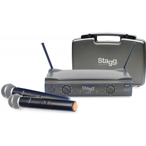 Stagg SUW 50 MM FH EU Wireless UHF system Black Slike