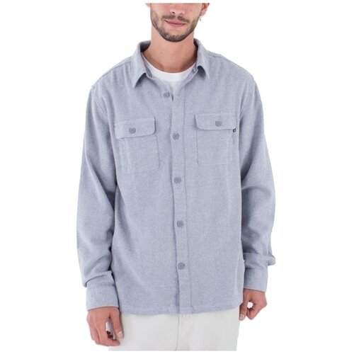 Hurley Jakne SANTA CRUZ TWILL FLANNEL Siva Cene