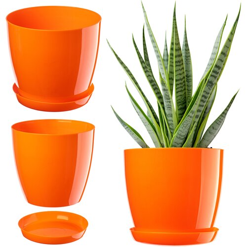 KADAX cvetlični lonec s stojalom za rože, skleda, stojalo za rože, 20 cm oranžno, (5000346580) Cene