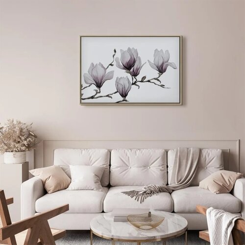  Slika - Painted Magnolias (1 Part) Wide 60x40 Slike