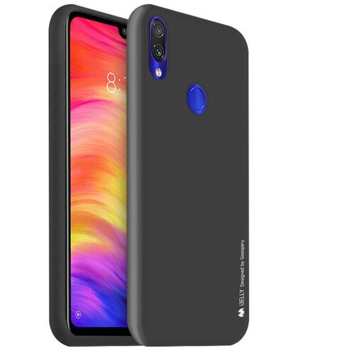  Gumijasti / gel etui Mercury i-Jelly Metal Case za Xiaomi Redmi Note 7 - črni Cene