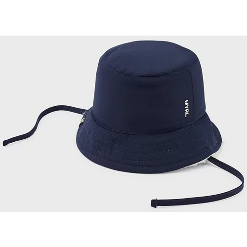 Mayoral Dvostranski otroški klobuk mornarsko modra barva