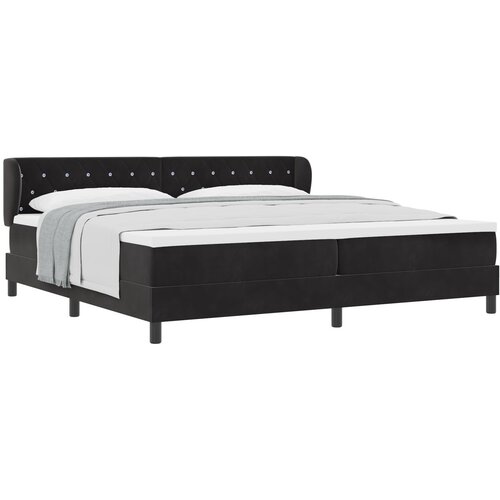 VidaXL Box Spring Krevet s Madracem Crna 200x200 cm Bar&amp;scaron;un Slike