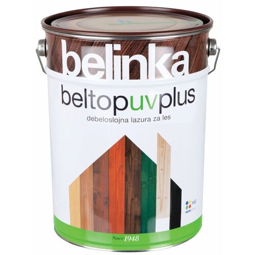 Belinka lazura za drvo belinka beltop uv plus (orah, 10 l, svilenkasti sjaj) Slike