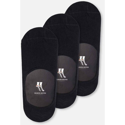 Dagi Men's Black 3-pack Short Invisible Socks Slike
