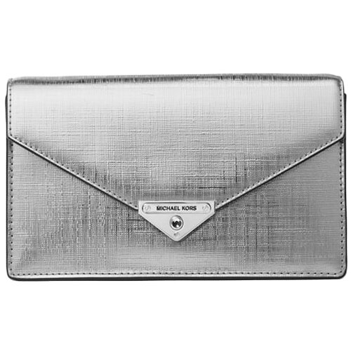 Michael Kors Handbag - GRACE ENVELOPE CLUTCH silver Cijene