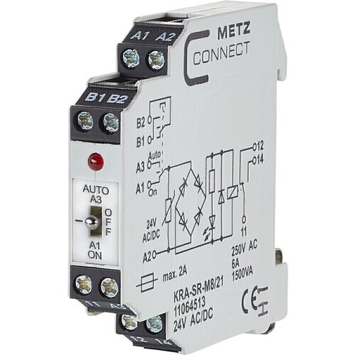 Metz Connect priključni modul KRA-SR-M8/21 24VACDC, (20889317) Cene