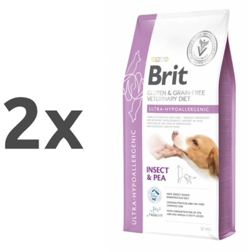 Brit veterinary diet Brit GF Veterinarska dieta za pse - Ultra Hypoallergenic 2 x 12 kg Cene