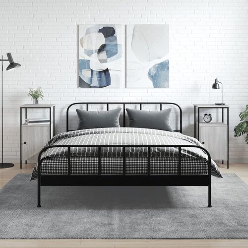 vidaXL Nočna omarica 2 kosa siva sonoma 41x31x80 cm inženirski les Cene