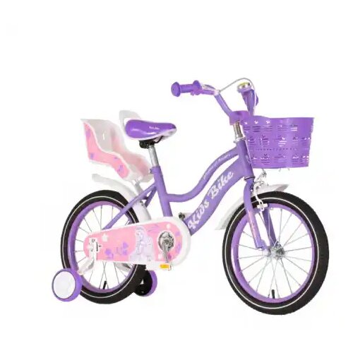 Visitor kids bike princess flower ljubičasta 16 2024 Cene