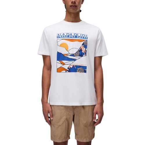 Napapijri S-valdor ss white heron Cene