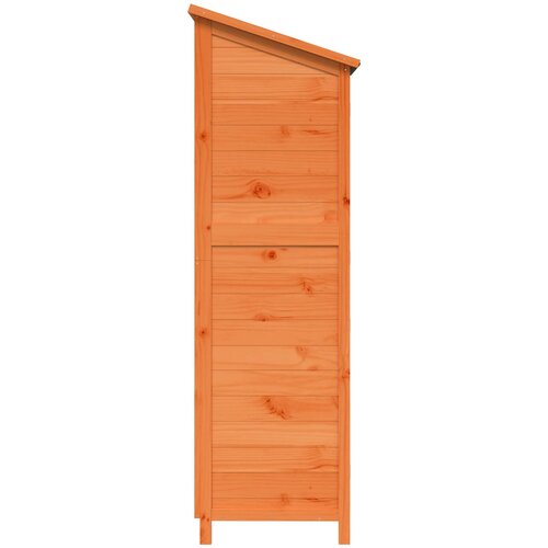  Vrtna &amp;Scaron;upa Smeđa 59 x 56 x 176 cm Čvrsto drvo jele Slike