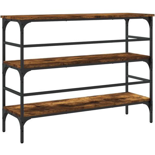  Konzolni stol boja hrasta 100x32x75 cm od konstruiranog drva Slike
