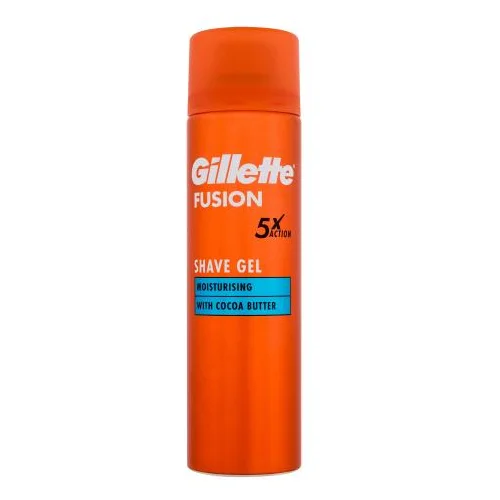 Gillette Fusion Moisturising Shave Gel gel za brijanje 200 ml za moške