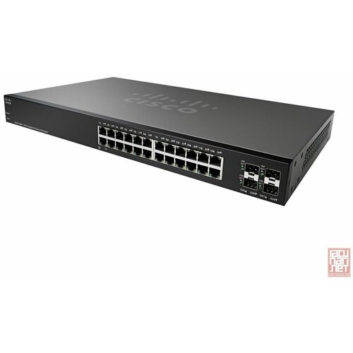 Cisco SG220-28MP-K9, 28-Port Gigabit PoE Smart Switch, 24x 10/100/1000, 4x Gigabit SFP svič Slike
