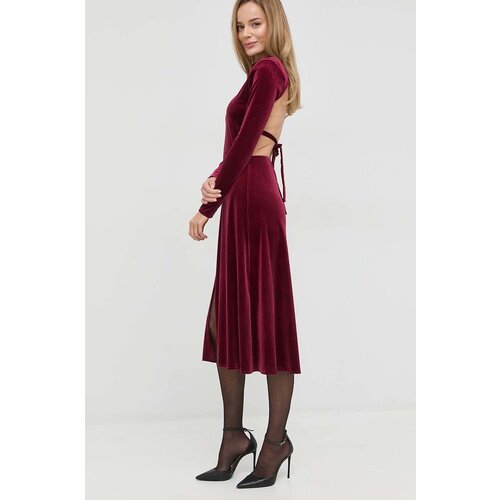 Undress Code Haljina boja: bordo, midi, uske Slike