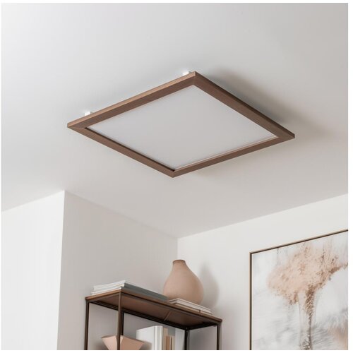 Eglo LED nadgradni panel SALOBRENA-RW WOOD LED/34W/230V 2700/4000K tamno braon Slike