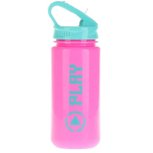 Play H2O, flašica za vodu, plastična, fluo, 500ml Roze Cene