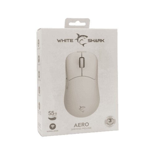 WHITESHARK MI&Scaron; WGM-5015 AERO / 10.000 DPI &ndash; Bijeli / Wireless Cijene